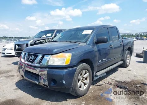 2015 Nissan Titan Sv из США, поврежденный, VIN 1N6BA0EK6FN511298